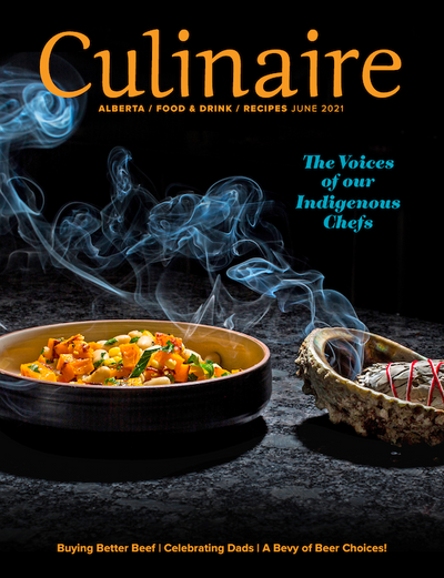 Culinaire Magazine of Alberta Canada June 2021 features UMAMU Sauvignon Blanc 2013 and UMAMU Cabernet Sauvignon 2011