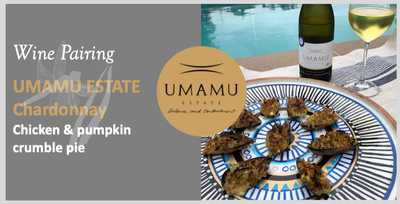 UMAMU Estate MAC’s Chardonnay with Mussels with Leek & Garlic Crumb