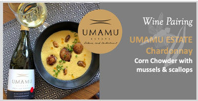 Chardonnay wine and food pairing – Corn chowder, mussels and scallops