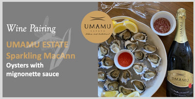 Sparkling wine and food pairing – Oysters, mignonette sauce