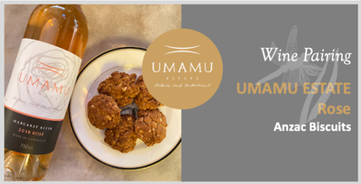 UMAMU Estate Rose with Anzac Biscuits (Gluten Free)